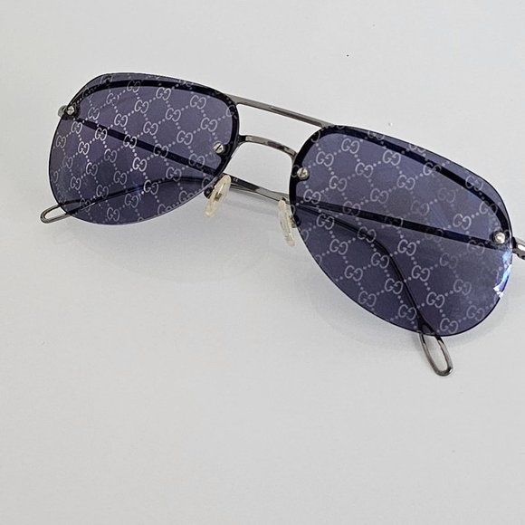 GUCCI RETRO LOGO'D LENSES SUNGLASSES -WOMEN'S - Picture 5 of 13